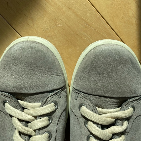 Gently worn ECCO Soft 7 nubuck “warm gray” sneakers 8-8.5 / 39 - Picture 10 of 11